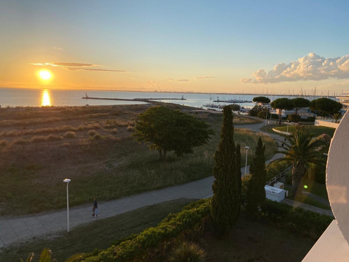 Studio Front De Mer Avec Vue Mer Panoramique ! Le Grau-du-Roi Eksteriør billede